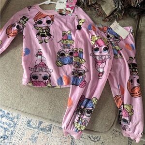 L.O.L. Surprise! Kids Pajama Set - Pink and Multicolor